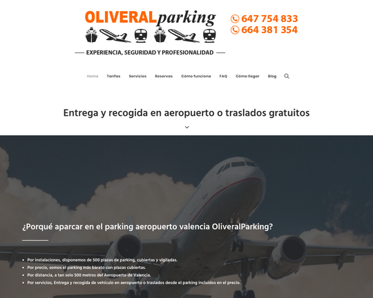 Oliveral Parking Logo